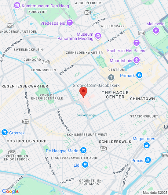 Google maps afbeelding voor Locatie in HMC Westeinde