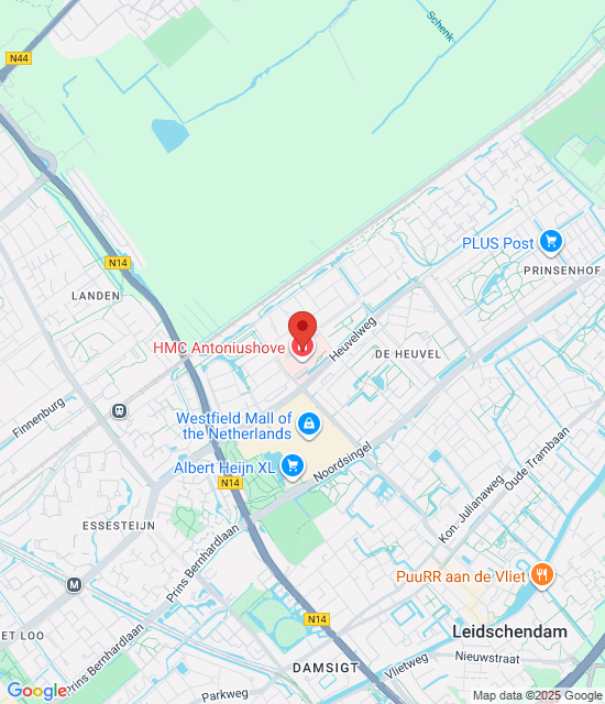 Google maps afbeelding voor Locatie in HMC Antoniushove
