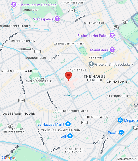 Google maps afbeelding voor Locatie in HMC Westeinde