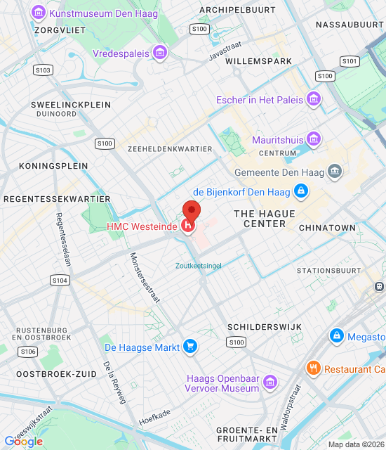 Google maps afbeelding voor Apotheek HMC Westeinde