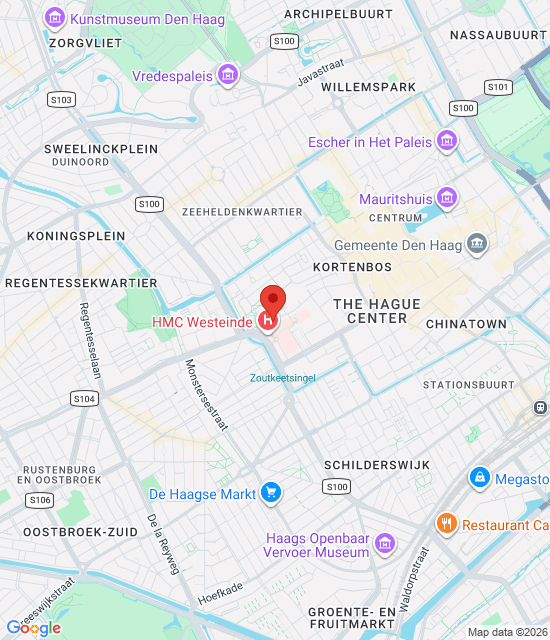 Google maps afbeelding voor Apotheek HMC Westeinde